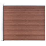 Vidaxl hegnpanel 175x146 cm HKC Brown