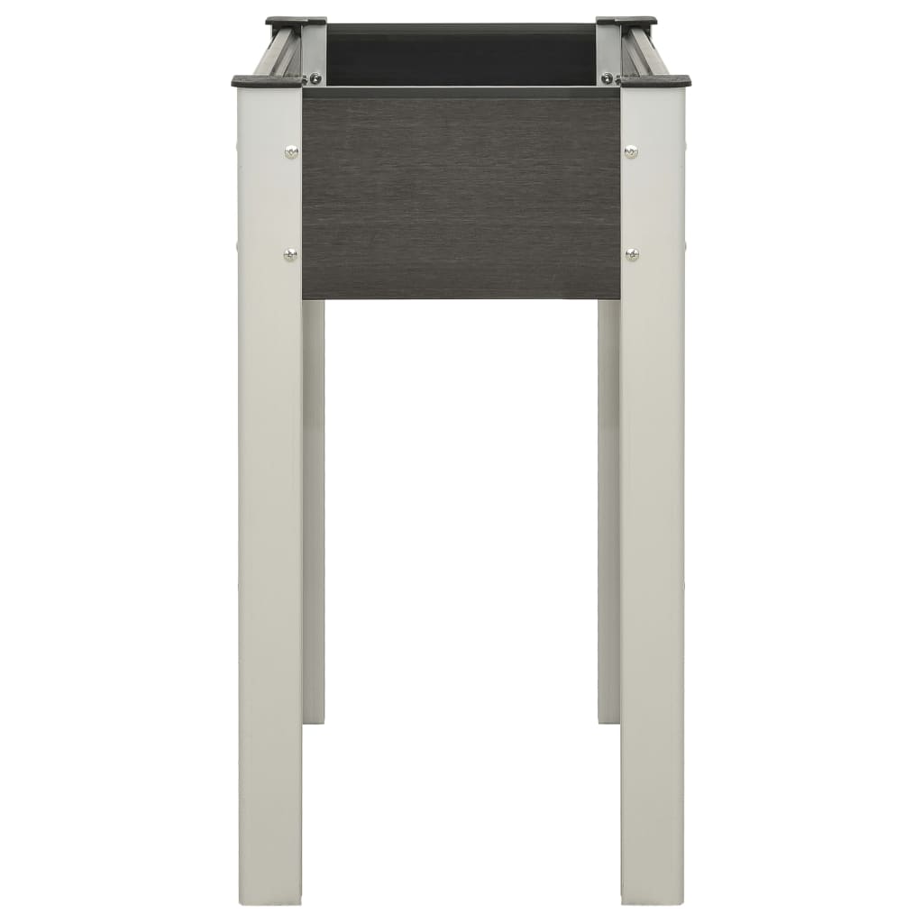 Vidaxl planter hævet 75x40x75 cm HKC grå