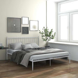 Vidaxl bedframe metaal wit 200x200 cm