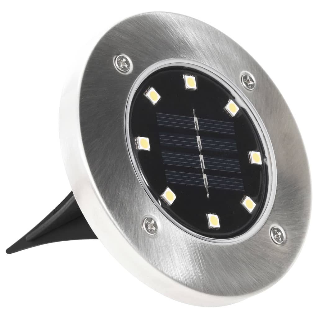 Vidaxl Ground Lamps 8 st Solar LED RGB -farve