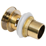 Vidaxl Drain Pop-Up uden overløb 6,4x6,4x9,1 cm guldfarvet