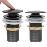 Vidaxl Drain Pop-Up uden overløb 6,4x6,4x9,1 cm grå