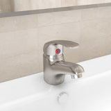 Vidaxl Mixer Tap 13x10 cm sølvfarvet