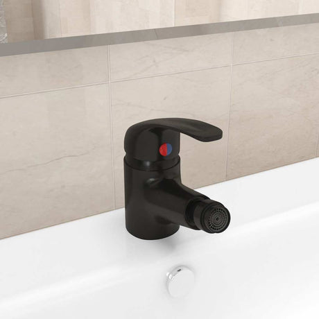 Vidaxl Bidet Valve 13x12 cm sort