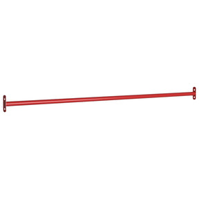 Vidaxl Rekstat 125 cm stålrød
