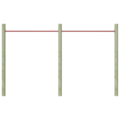 Vidaxl Rekkstaks 2 stk 125 cm stålrød