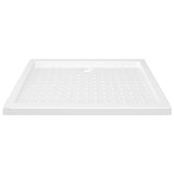 Vidaxl brusebakke med studs 90x70x4 cm abs hvid