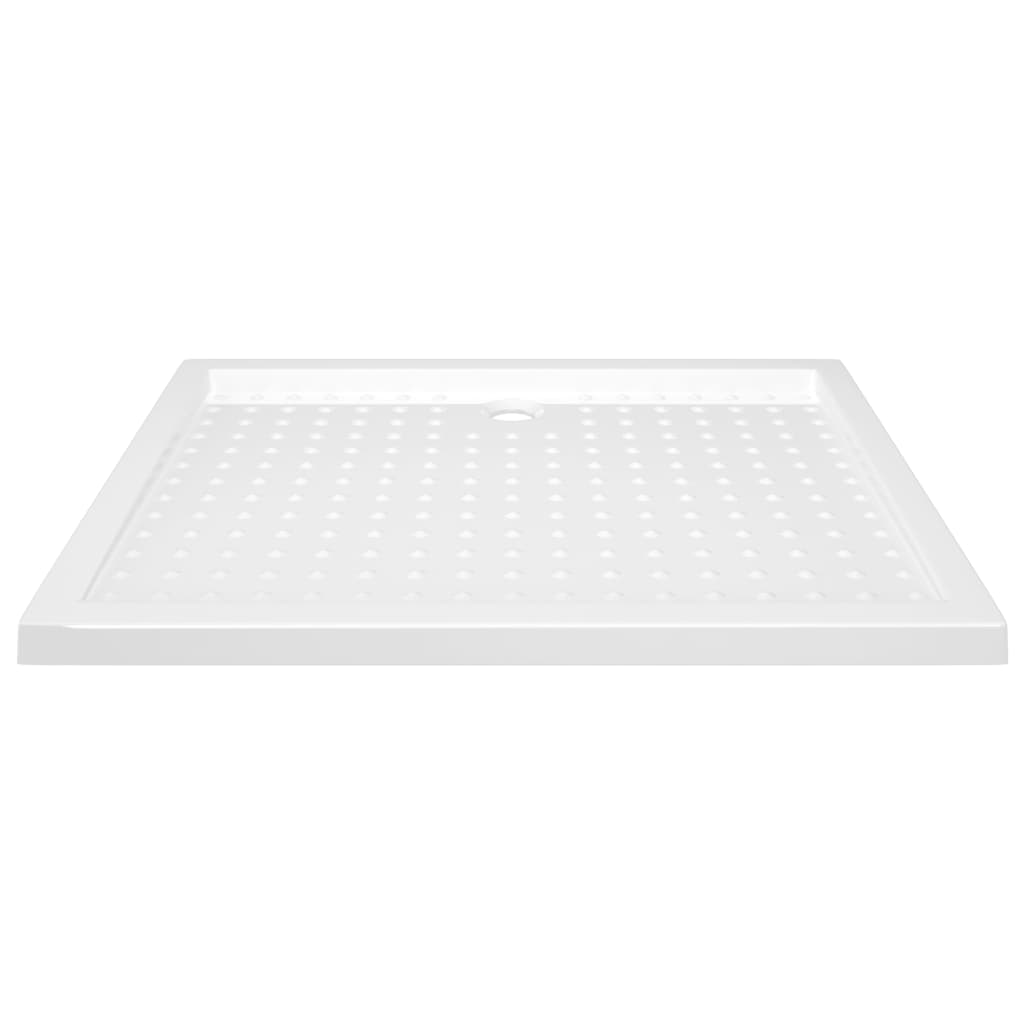 Vidaxl brusebakke med studs 80x100x4 cm abs hvid