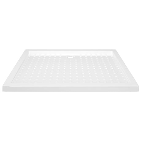 Vidaxl brusebakke med studs 80x100x4 cm abs hvid