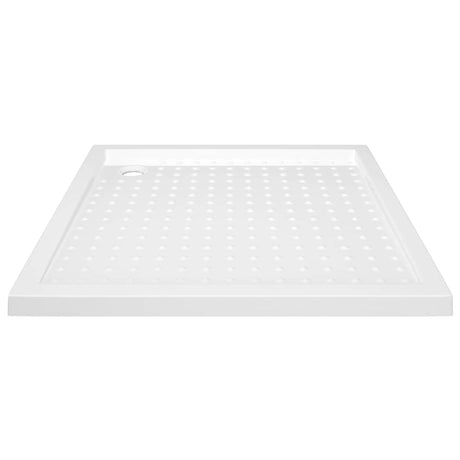 Vidaxl brusebakke med studs 90x90x4 cm abs hvid