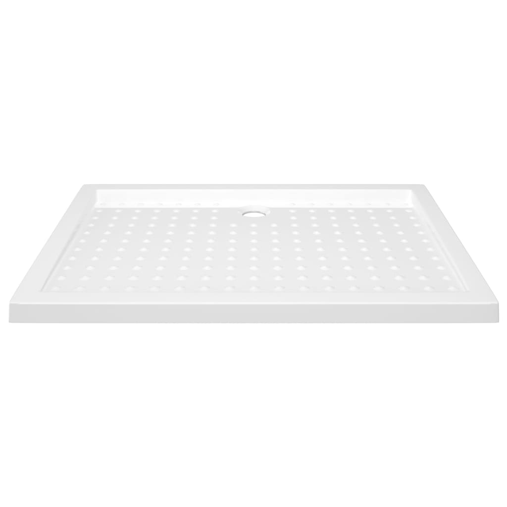Vidaxl brusebakke med studs 70x100x4 cm abs hvid