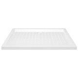 Vidaxl brusebakke med studs 70x100x4 cm abs hvid