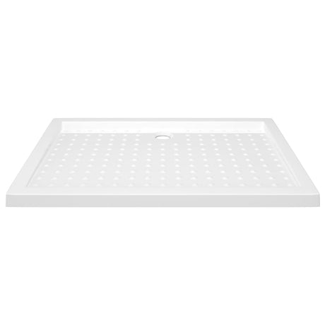 Vidaxl brusebakke med studs 70x100x4 cm abs hvid