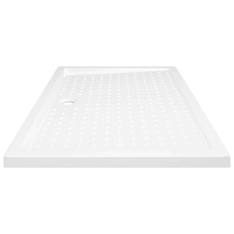 Vidaxl brusebakke med studs 80x120x4 cm abs hvid