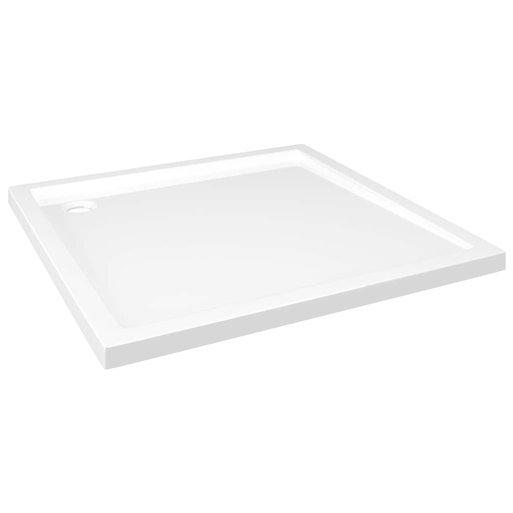 Vidaxl brusebakke firkantet 90x90 cm Abs