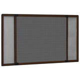 Vidaxx Udvidelig vinduesskærm (75-143) x50 cm brun