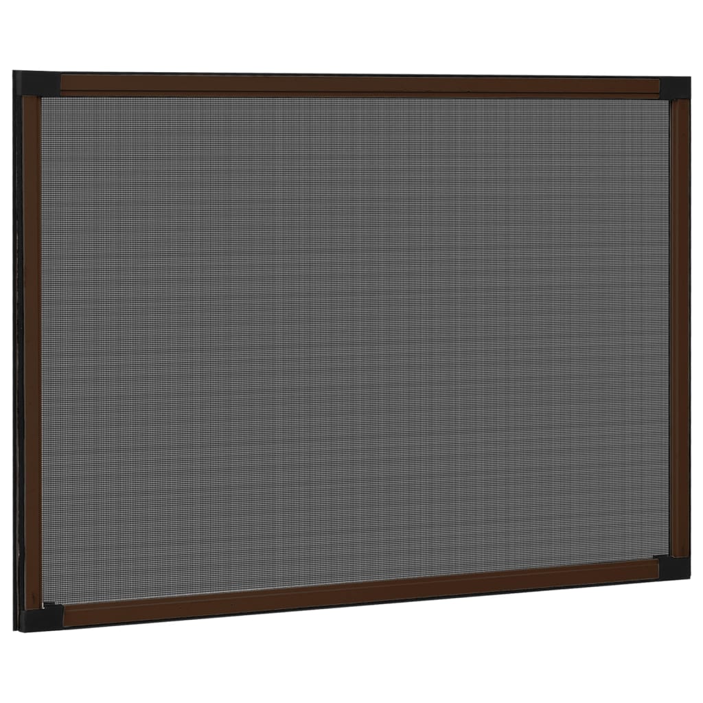 Vidaxx Udvidelig vinduesskærm (75-143) x50 cm brun