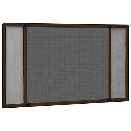 Vidaxx Udvidelig vinduesskærm (100-193) x75 cm brun