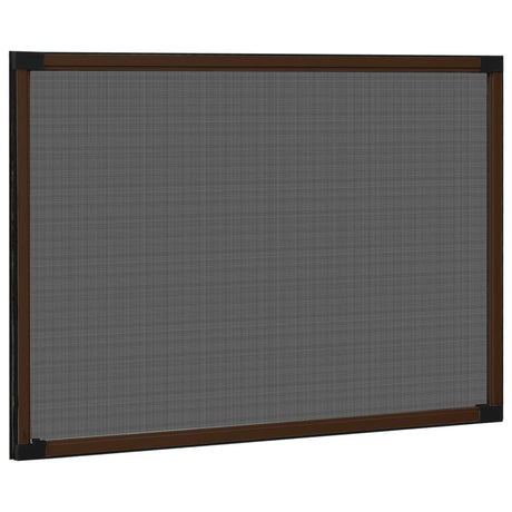 Vidaxx Udvidelig vinduesskærm (100-193) x75 cm brun