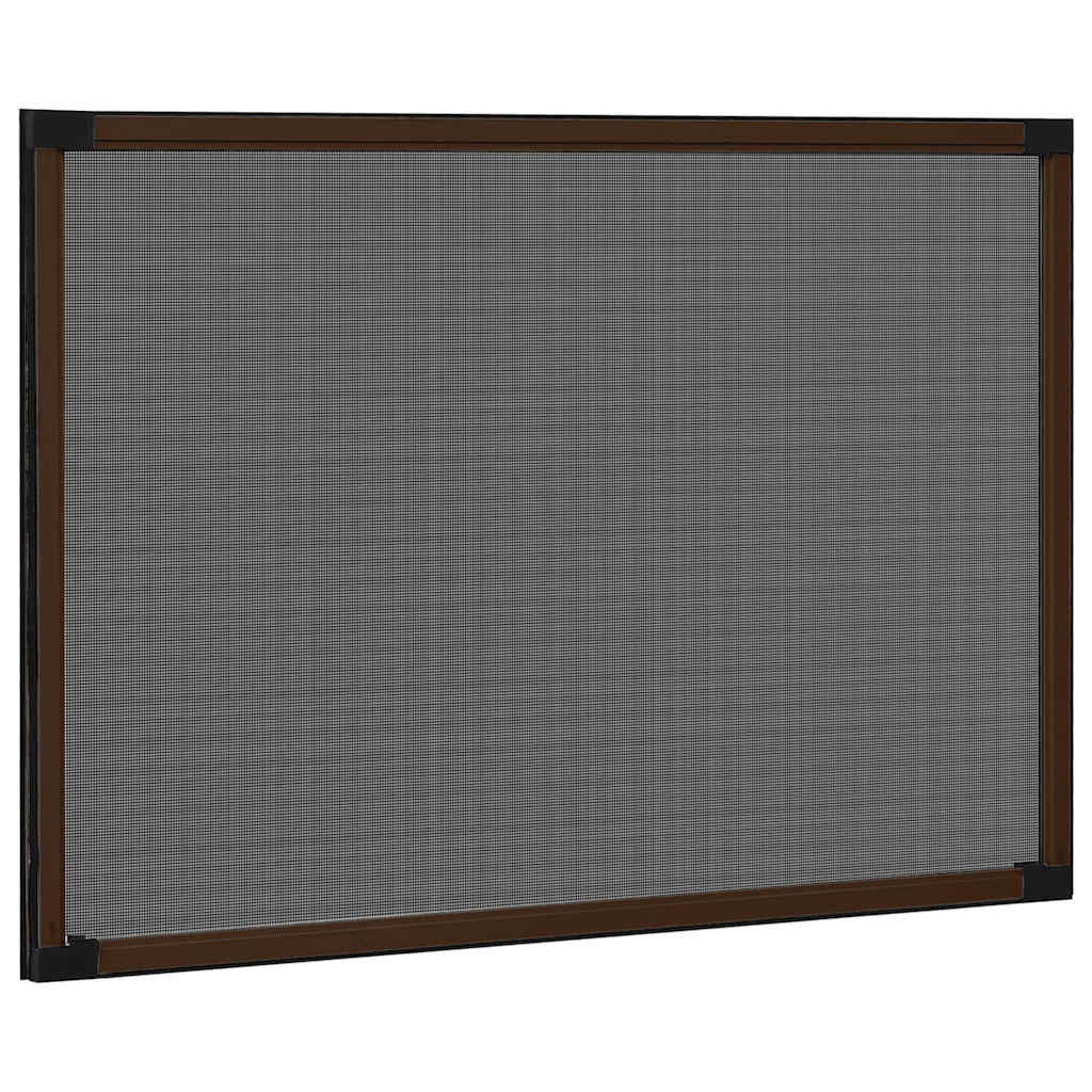 Vidaxx Udvidelig vinduesskærm (100-193) x75 cm brun