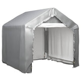 Vidaxl Storage Telt 180x180 cm galvaniseret stålgrå