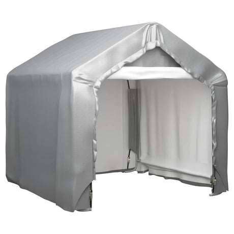 Vidaxl Storage Telt 180x180 cm galvaniseret stålgrå