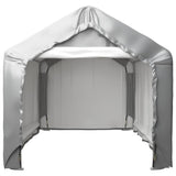 Vidaxl Storage Telt 180x180 cm galvaniseret stålgrå