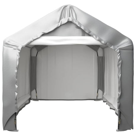 Vidaxl Storage Telt 180x180 cm galvaniseret stålgrå