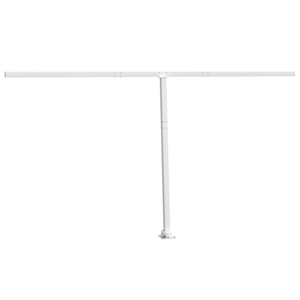 Vidaxl Laifel Pole Set 450x245 cm Iron White