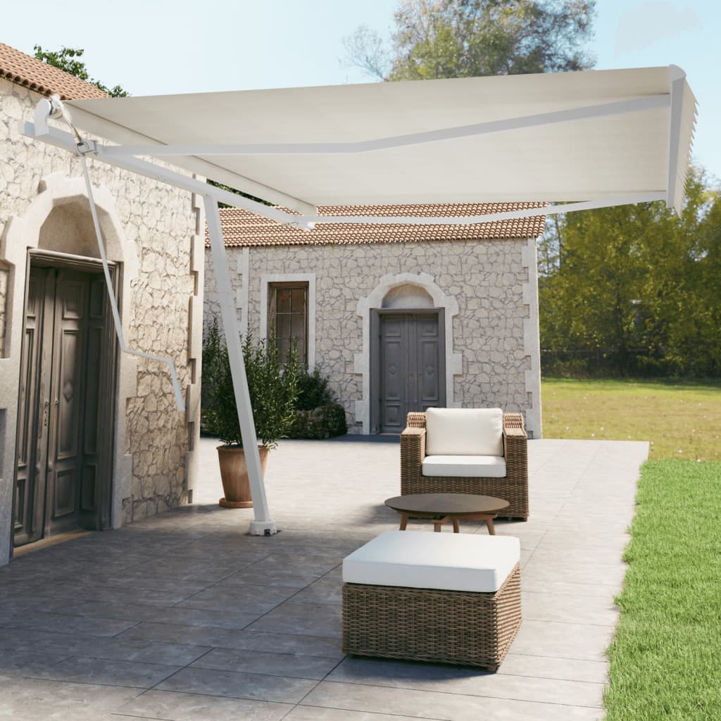 Vidaxl Laifel Pole Set 450x245 cm Iron White