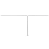 Vidaxl Laifel Pole Set 600x245 cm Iron White