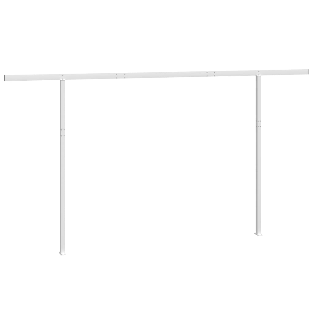 Vidaxl Laifel Pole Set 450x245 cm Iron White