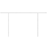 Vidaxl Laifel Pole Set 450x245 cm Iron White