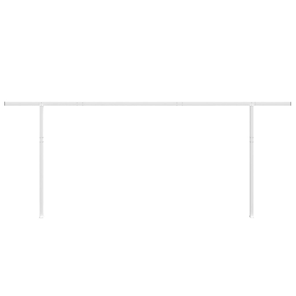 Vidaxl Laifel Pole Set 600x245 cm Iron White