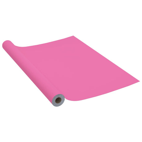 Vidaxl møbelolie selv -fast 500x90 cm PVC High Gloss Pink