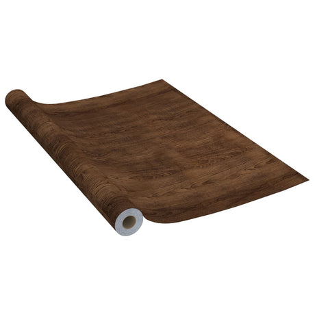 VidaXL dørfolier selvklæbende 4 stk 210x90 cm PVC mørk eg farvet