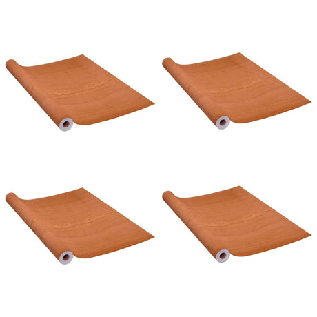 VidaXL dørfolier selvklæbende 4 stk 210x90 cm PVC lys eg farvet