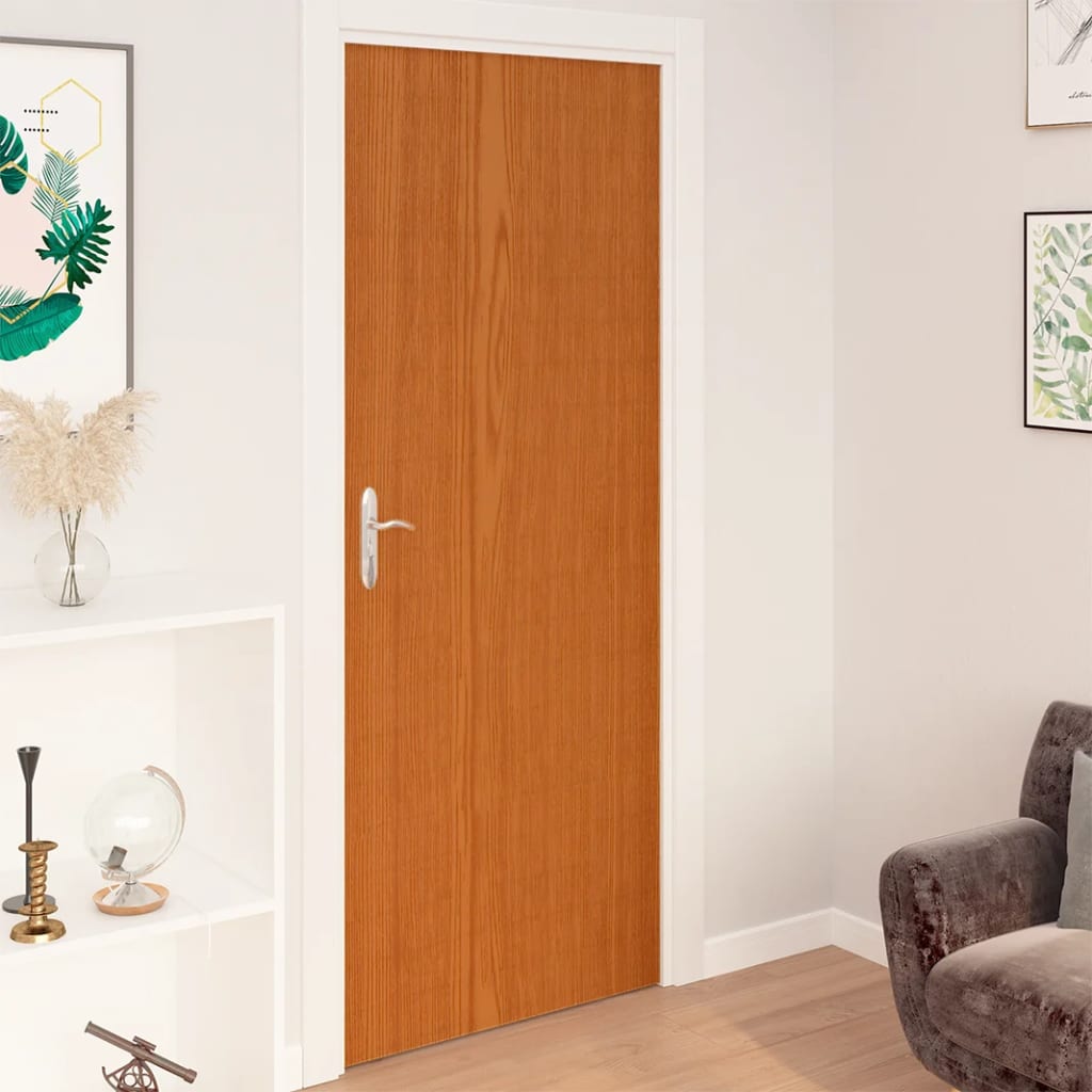 VidaXL dørfolier selvklæbende 4 stk 210x90 cm PVC lys eg farvet