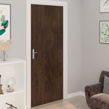VidaXL møbelfolier selvklæbende 2 stk 500x90 cm PVC mørk eg farvet