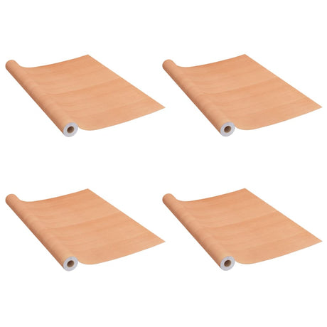 VidaXL møbelfolier selvklæbende 2 stk 500x90 cm PVC japansk eg-farvet