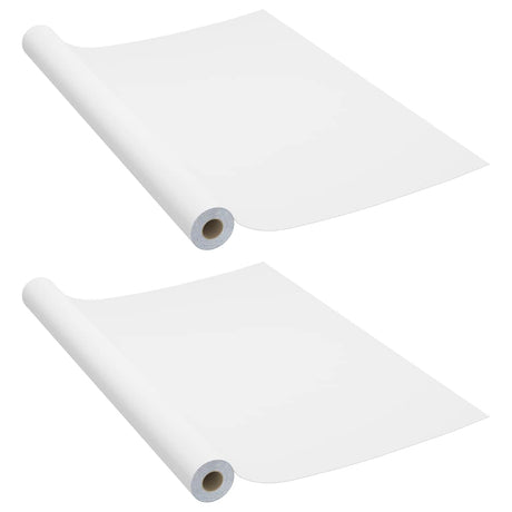 Vidaxx møbelfolier selvklæbende 2 stk 500x90 cm PVC hvid