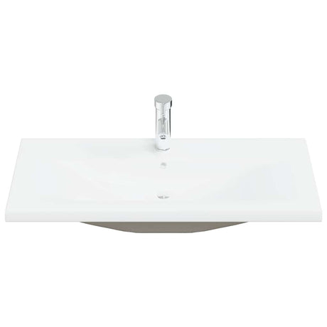 Vidaxl bygget -I Washbasin med TAP 91x39x18 cm keramisk hvid