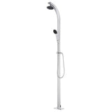 Vidaxx udendørs bruser 215 cm aluminium