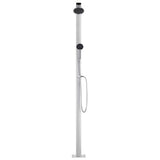 Vidaxx udendørs bruser 215 cm aluminium