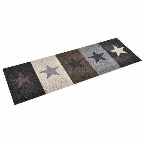 Vidaxl Kitchen Mat vaskbare stjerner 60x180 cm