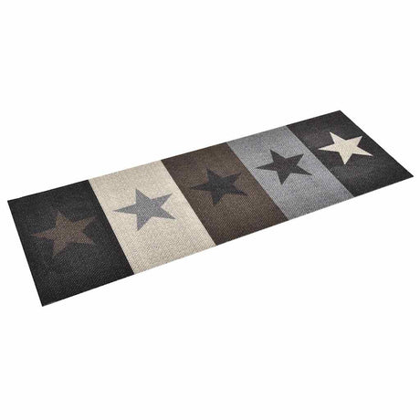 Vidaxl Kitchen Mat vaskbare stjerner 60x180 cm