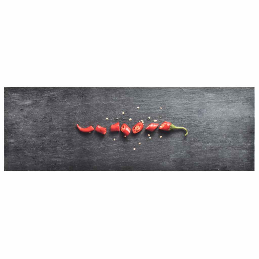 Vidaxl Kitchen Mat vaskbar peber 60x180 cm