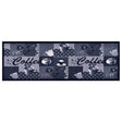 Vidaxl Kitchen Mat vaskbar kaffe 60x180 cm blå