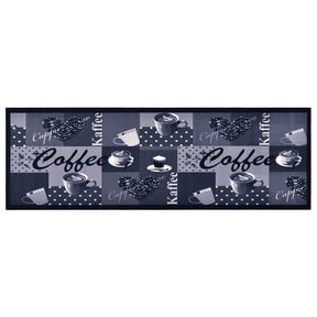 Vidaxl Kitchen Mat vaskbar kaffe 60x180 cm blå
