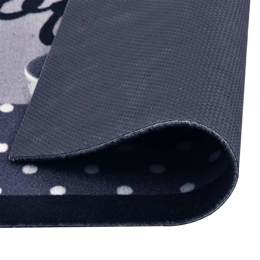 Vidaxl Kitchen Mat vaskbar kaffe 60x300 cm blå